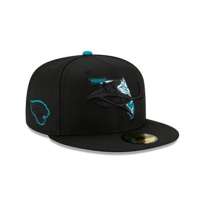 Jacksonville Jaguars Gorra | New Era NFL State Logo Reflect 59fifty Fitted Cap Mexico - Negros